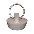 Larsen Supply Co 02-3201 White Hollow Rubber Sink Stopper 664647